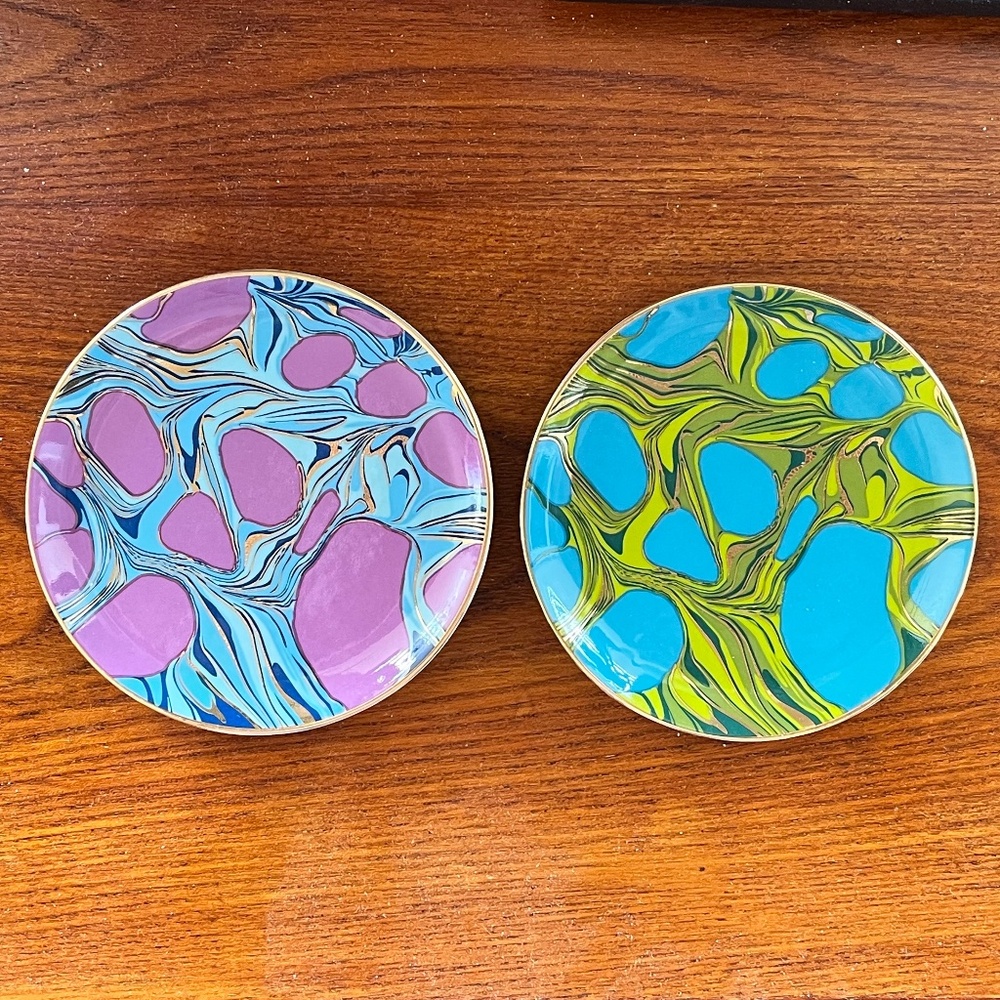 Jonathan Adler Porcelain Coasters “Trousdale” (Retired)